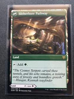 Darkbore Pathway Slitherbore Pathway - NM/M - Kaldheim - Magic the Gathering - Image 1