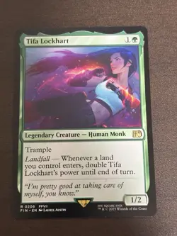MTG Tifa Lockhart English Final Fantasy FIN NM R0206 - Image 1