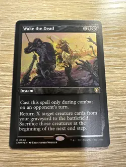 Near Mint, English - 1 x MTG Wake the Dead - Foil Etched Commander Masters 526 - Image 1