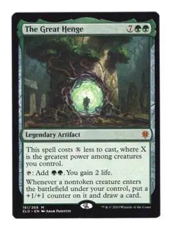 MTG Magic the Gathering The Great Henge (161/533) Throne of Eldraine NM - Image 1