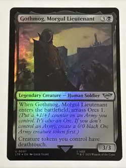 MTG Lord of the Rings Gothmog, Morgul Lieutenant Foil 0087 NM - Image 1