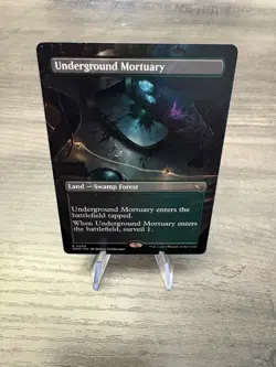 Magic the Gathering MTG Underground Mortuary Borderless Near Mint - Image 1