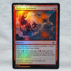 Highway Robbery 129 Outlaws of Thunder Junction Foil Magic The Gathering TCG - Image 1