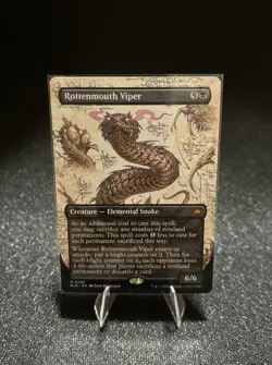 MTG Rottenmouth Viper (Borderless) Bloomburrow Regular 290 - Image 1