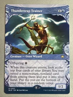MTG / Thundertrap Trainer / BLB / #307 / Regular (Showcase) / Rare / NM - Image 1