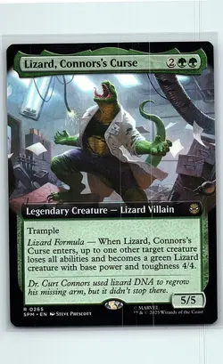 Lizard, Connors's Curse (Extended Art) R Marvel's Spider-Man 265 - Image 1