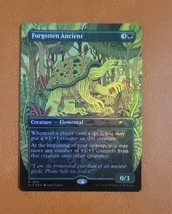 NM Borderless FOIL Forgotten Ancient SLD #1890 Secret Lair Animar & Friends - Image 1