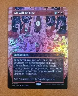 NM Borderless FOIL All Will Be One SLD #1888 Secret Lair Animar & Friends - Image 1