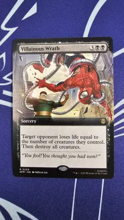 Villainous Wrath (Extended Art) Marvel's Spider-Man Regular # 259 - Image 1