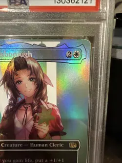 Aerith Gainsborough PSA9 MTG 374 (Borderless) Final Fantasy Foil - Image 4