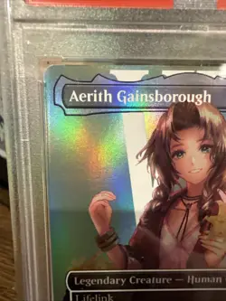 Aerith Gainsborough PSA9 MTG 374 (Borderless) Final Fantasy Foil - Image 5
