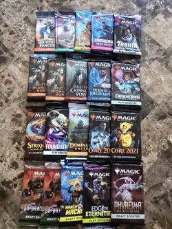 20x Sealed MTG Booster Packs Lot Phyrexia / Dominaria / Core Magic The Gathering - Image 1