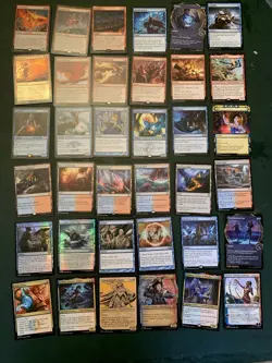 Mtg Small Red/blue Bundle - Lands, Izzet Charm, Opt, Abrade, Arcane Denial Etc - Image 1