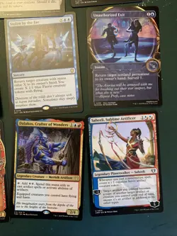 Mtg Small Red/blue Bundle - Lands, Izzet Charm, Opt, Abrade, Arcane Denial Etc - Image 2