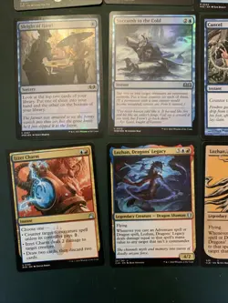 Mtg Small Red/blue Bundle - Lands, Izzet Charm, Opt, Abrade, Arcane Denial Etc - Image 4