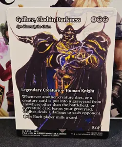 magic the gathering - Golbez, Clad in Darkness - Syr Konrad, the Grim - Black - Image 1