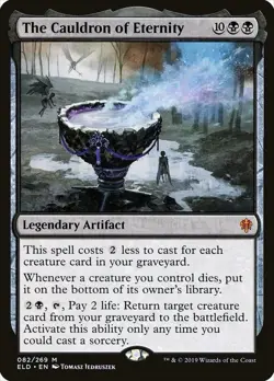 The Cauldron of Eternity MtG Throne Of Eldraine 082/269 Near Mint - Image 1