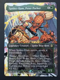 MTG Spider-Ham, Peter Porker 0201 - Regular (Borderless) Marvel's Spider-Man NM - Image 1