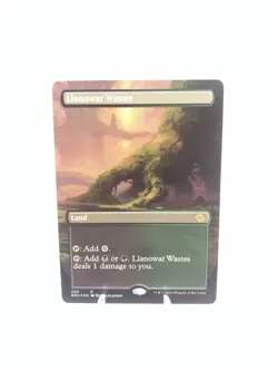 Llanowar Wastes (Borderless) The Brothers' War Foil - Image 1