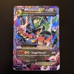 Pokemon M Rayquaza EX Ultra Rare Holo Roaring Skies 61/108 XY - Image 1