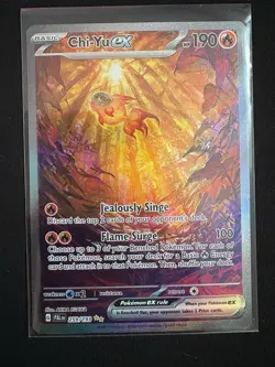 Chi-Yu ex 259/193 Special Illustration Rare Paldea Evolved Pokemon Near Mint - Image 1