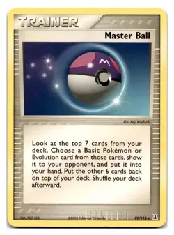 Master Ball #99/113 Delta Species Pokemon tcg - Image 1