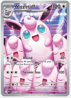 Wigglytuff 105/094 - Illustration Rare - Pokemon TCG: Phantasmal Flames - NM - Image 1