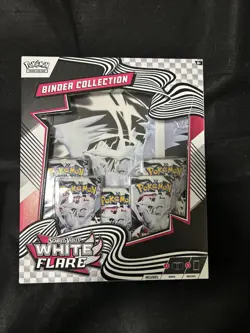 Pokemon TCG Scarlet & Violet White Flare Binder Collection Box SEALED NEW - Image 1