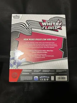 Pokemon TCG Scarlet & Violet White Flare Binder Collection Box SEALED NEW - Image 5