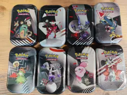 Pokemon Unova Mini Tin Lot 8 Tins - Image 1