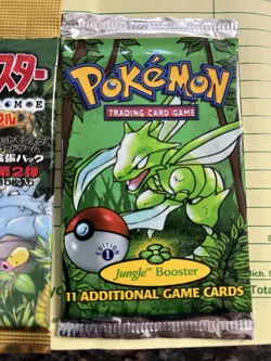 1999 Pokemon Jungle 1st Edition Booster Pack Scyther Art Vintage WOTC Sealed - Image 1