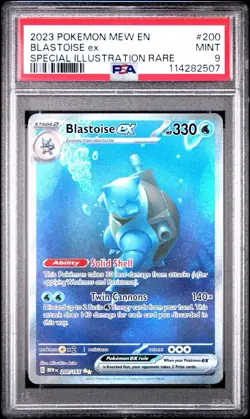 Pokemon TCG Blastoise EX Special Illustration Rare 2023 Scarlet & Violet 151 - Image 1