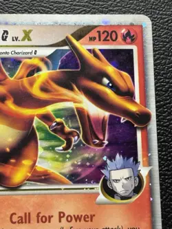 2009 Pokemon Charizard G LV.X #DP45 Diamond and Pearl Black Star Promo Holo MP - Image 2