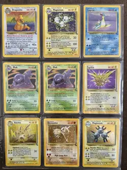 Pokemon vintage album Holos, shadowless,1St Edition Lots Of English &Jpn. Holos - Image 1