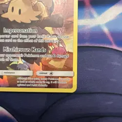 Mimikyu 245/236 Alt Art Secret Rare Pokemon Sun & Moon Cosmic Eclipse - Image 5