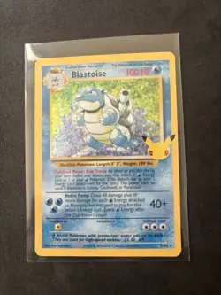 Pokemon Blastoise 2/102 Classic Collection - Celebrations 25th - Sw&Sh - Mint - Image 1