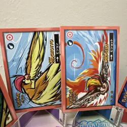 Pidgey Pidgeotto Pidgeot Mega Cracked Ice Holo Pokemon Safari 2025 - Image 3