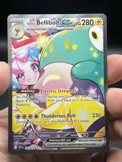 Ionos Bellibolt Ex 183 SIR Journey Together Pokemon Special Illustration Rare NM - Image 3