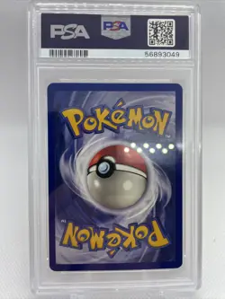 1999 Pokemon Base Set Unlimited Machop 52/102 PSA 9 Mint - Image 4