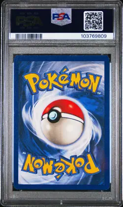1999 POKEMON BASE SET UNLIMITED #1 ALAKAZAM-HOLO PSA 7 - Image 2