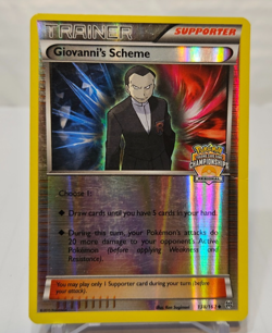 Giovanni's Scheme 138/162 Regional Championships Promo Pokemon 483 - Image 1