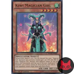 Yugioh Kiwi Magician Girl MVP1-EN016 Ultra Rare 1st Edition NM - Image 1