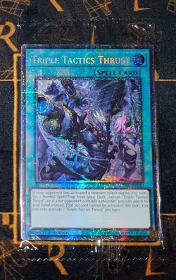 YUGIOH Triple Tactics Thrust (CH01-EN030) Starlight Rare 1st Edition Near Mint - Image 1