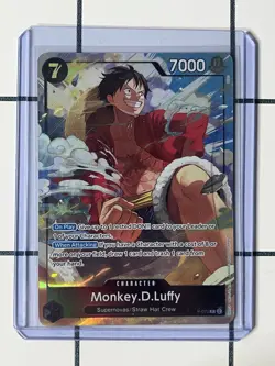 ONE PIECE - PROMO - P-075 (Foil) Full Art MONKEY.D.LUFFY ENG - Image 1