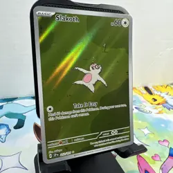 Pokemon TCG Slakoth 212/191 Sv08: Surging Sparks Illustration Rare Holo Card - Image 2