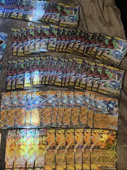 Pokemon 150 Jumbo Cards NM Lot 84 Rayquaza V, Charizard GX, Etc. List Below - Image 4