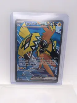 Tapu Koko ex 222/182 Special Illustration Rare SIR - Paradox Rift Pokemon Card - Image 1