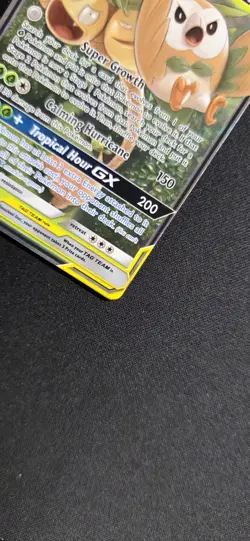 Rowlet & Alolan Exeggutor GX Holo Card 1/236 Tag Team Sm-Unified Minds - Image 2