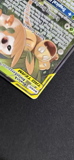 Rowlet & Alolan Exeggutor GX Holo Card 1/236 Tag Team Sm-Unified Minds - Image 4