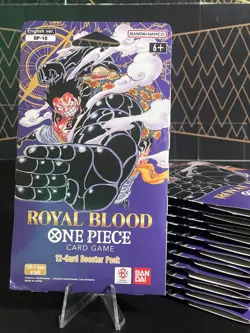 Royal Blood One Piece Card Game OP-10 Eng 12-Card Booster Pack Lot Of 12 Packs - Image 2